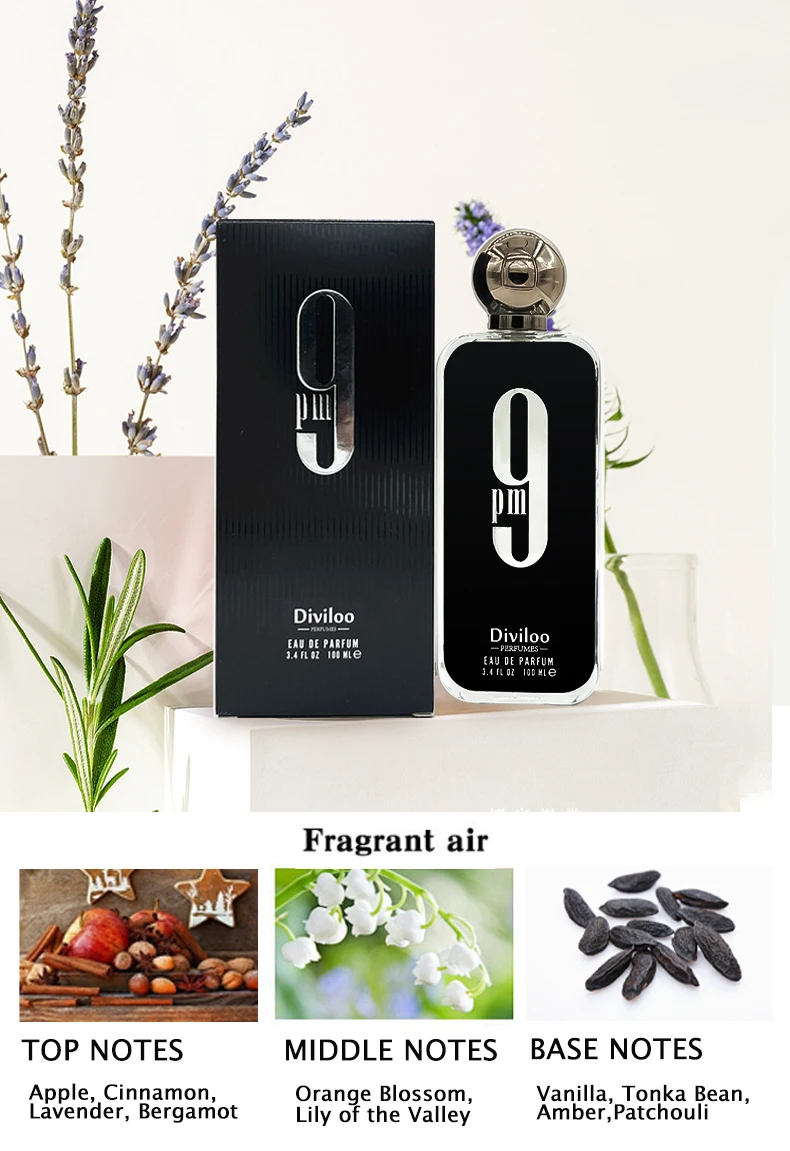 100ml Original Perfume Long-lasting Fragrance Body Spray Bergamot Lemon Satsuma Sandalwood Vanilla Flavour For Social Parties