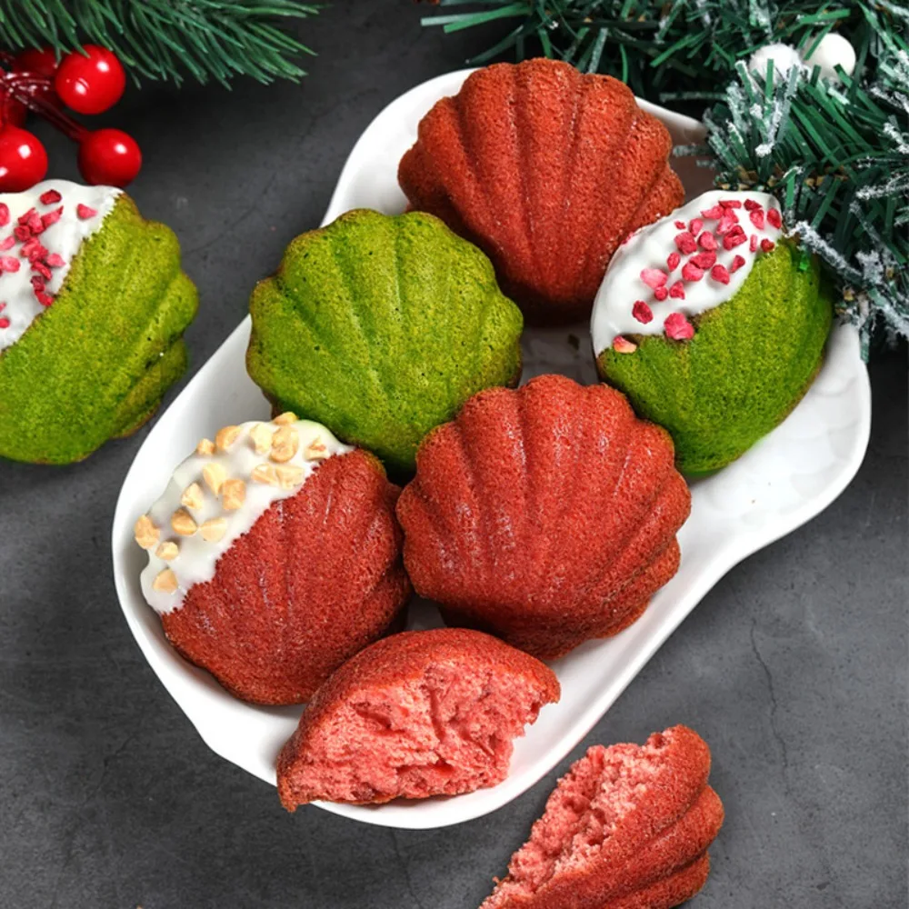 

Baking Tool Nonstick Madeleine Cake Mold Carbon Steel Mini Shell Shape Cake Pan Champagne 4/6/9/12 Cavities Muffin Pan Cookies