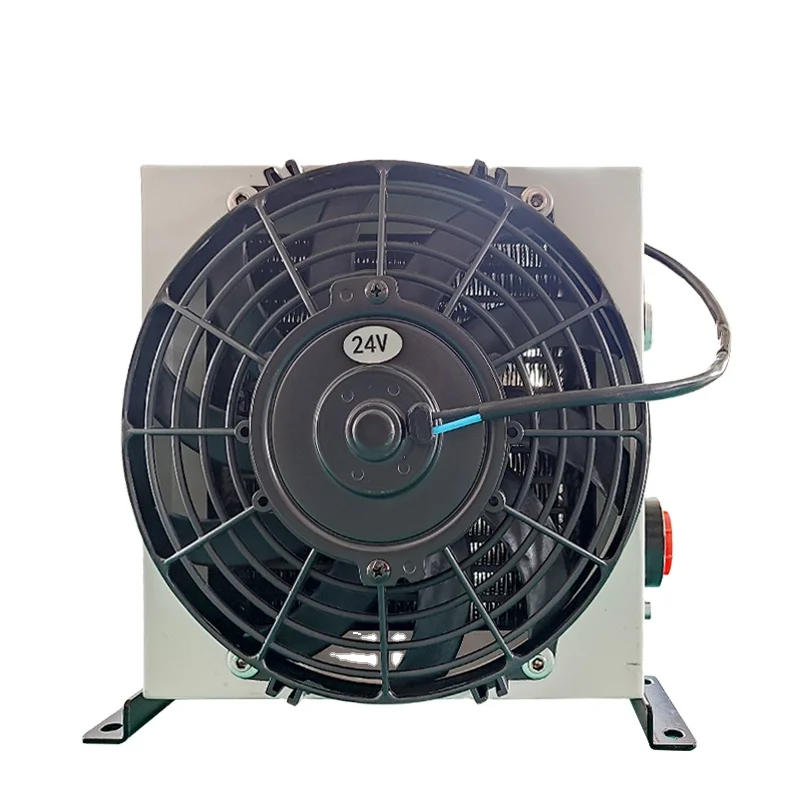 12/24V DC Aluminum Air & Water Plate Cooler Heat Exchanger for Construction Machinery and Factory Engine Motor Cooling