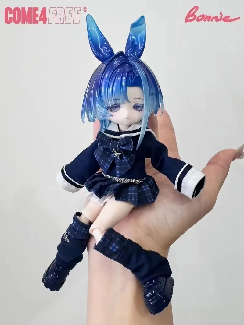 متوفر في المخزون عمل Come4free بوني سلسلة لغة النجوم الأنيقة 1/12 Bjd صندوق أعمى Kawaii أرنب Bjd ألعاب شخصيات سطح المكتب