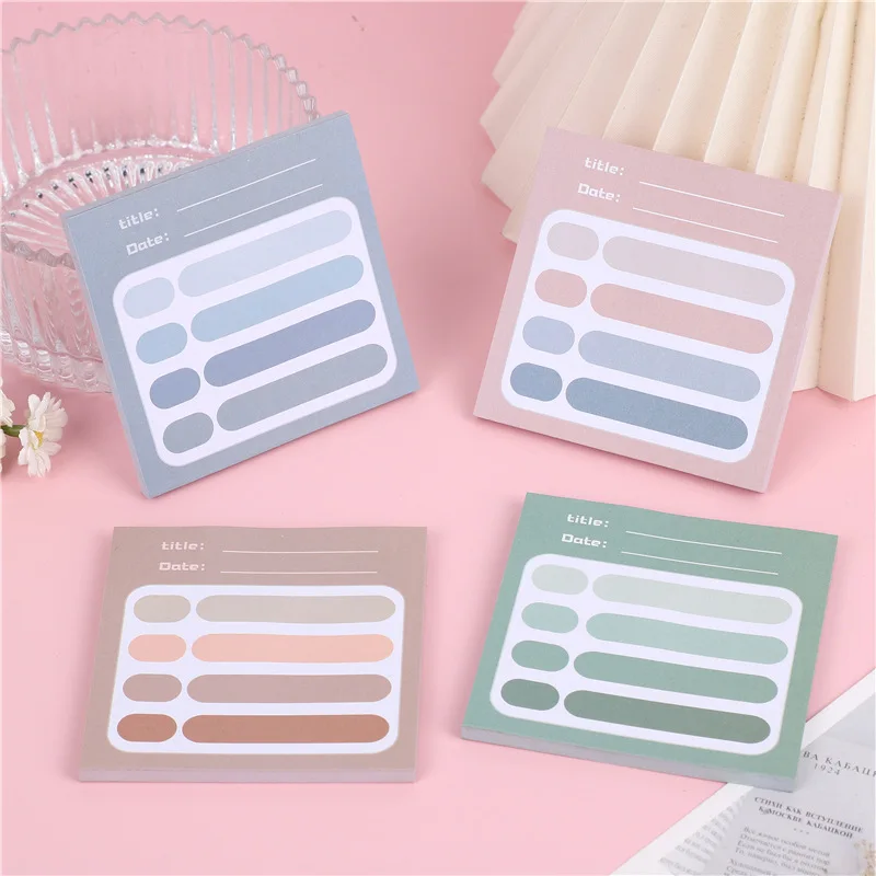 Memo Pad Learning Sticky  Functional Notes Message Strong Student Mark Instruction Stickers Mini Office  School Supplies Lovely