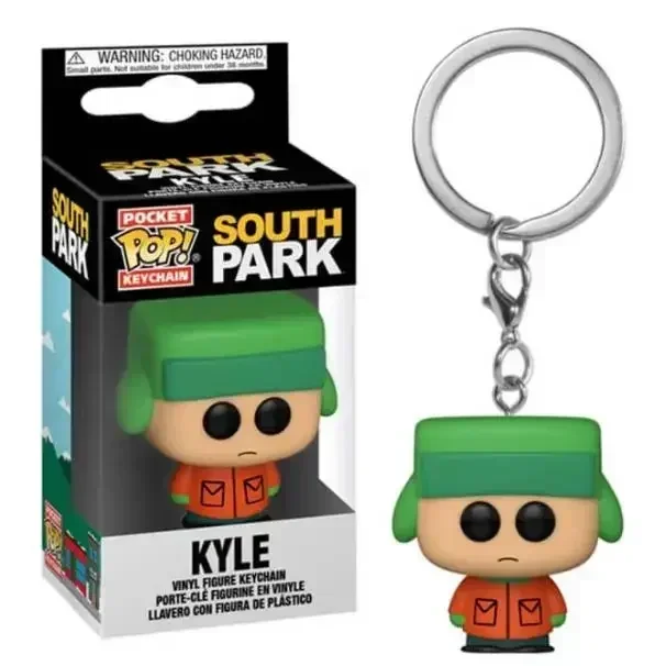 NEW Funko POP Pocket Keychain South Park Kyle Stan Zombie Kenny Cartman Movable Doll Model Toy Children's Birthday Gift - Image 4