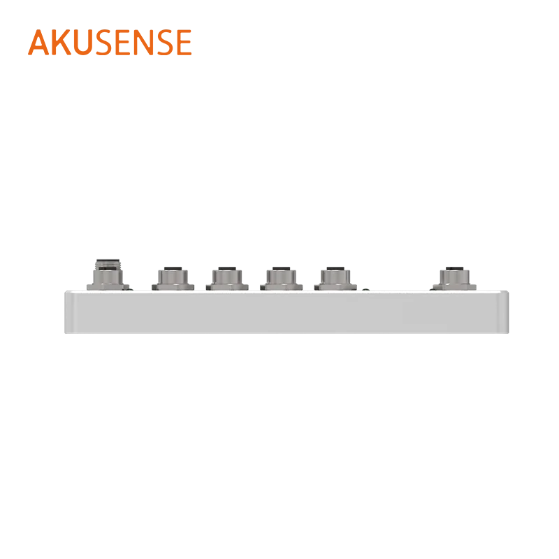 AKUSENSE Digital Bus Module CIO200-EIIO-8A Aluminum Alloy IO Link Bus Module For Industrial Control IP67 Epoxy Encapsulation