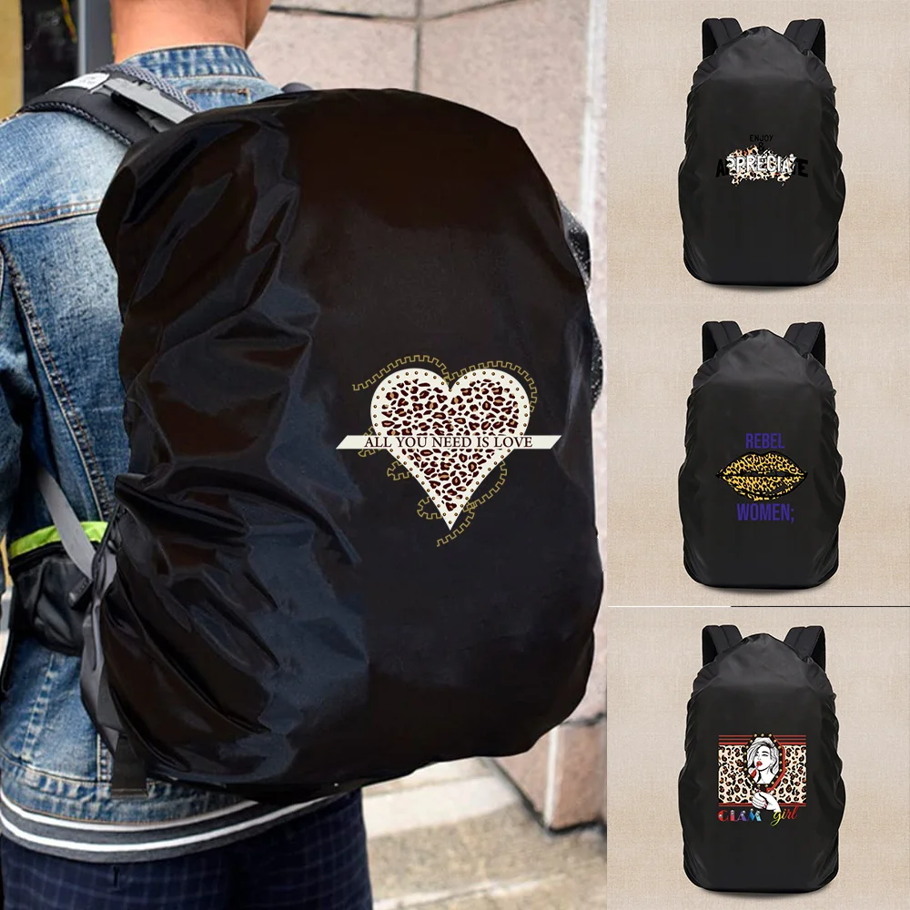 Nylon Backpack Dust Cover Simple Durable Travel Accessories Fit for 20L‑70L Backpack for Outdoor Camping Activities