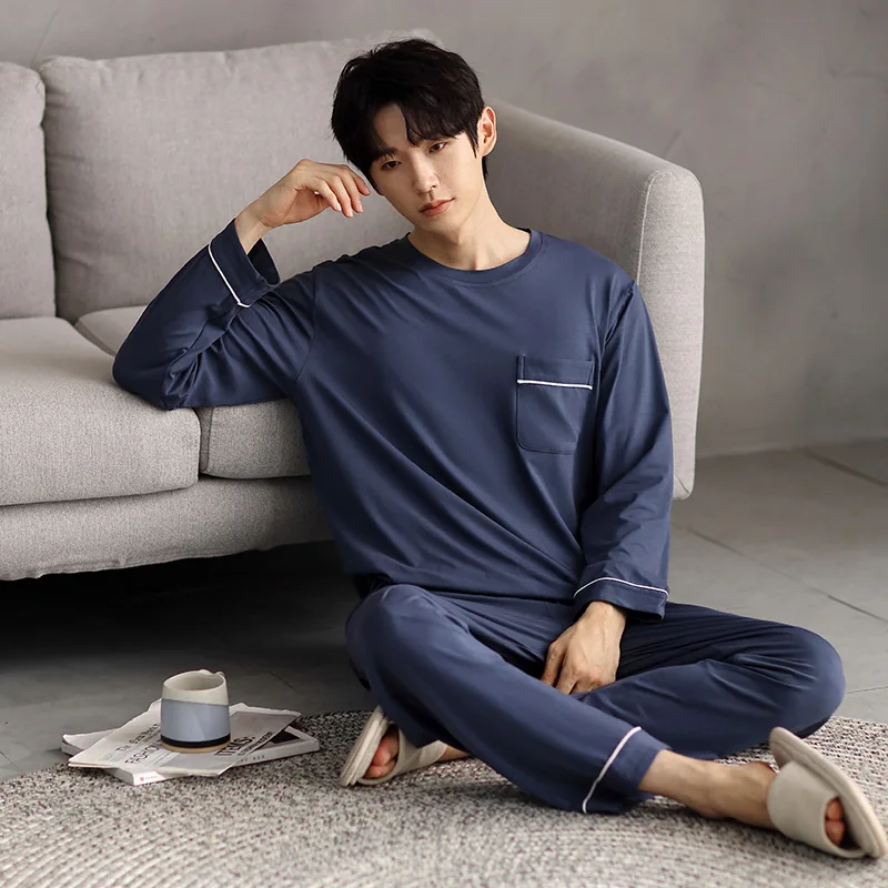 

Мужской домашний костюм-пижама: спортивный комплект из 2 предметов (топ и брюки) для отдыха и спорта, весенняя коллекция, новинка Y2K, оптом