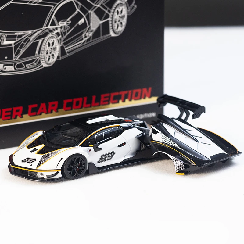 HH Toys 1:64 SCV12 cubierta trasera modelo de coche de resina extraíble