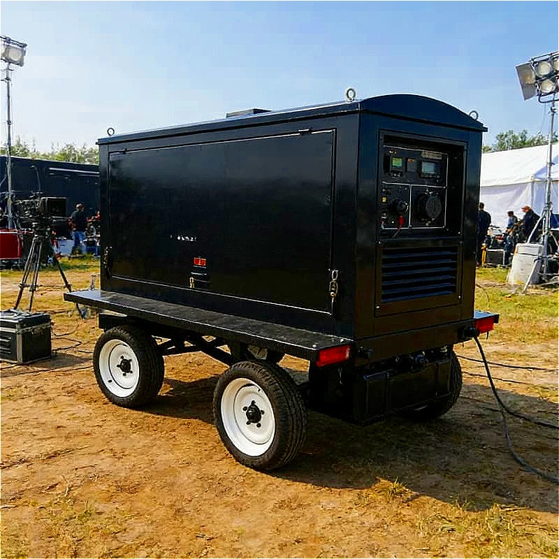 High Quality Portable Generator Set Silent Generator Electric for Emergency Flood Relief Disaster Rescue Mobile Power Customized