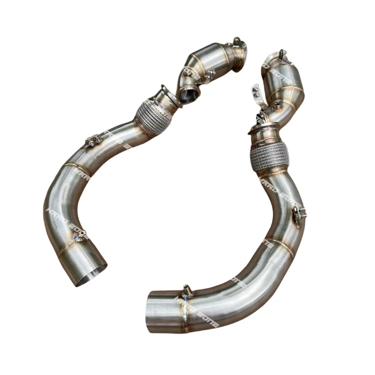 Exhaust  Sport Downpipe for  X5M X6M F95 F96 4.4T 2024 Catted Headers Stainless Steel Exhaust Pipe Downpipes