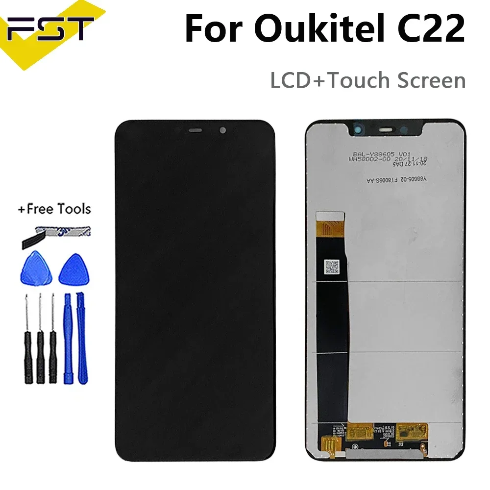 For OUKITEL C21 Pro LCD Display Touch Screen Digitizer For Oukitel C17 Pro LCD C22 C23 Pro C25 C32 C19 Pro C33 C35 C36 Display