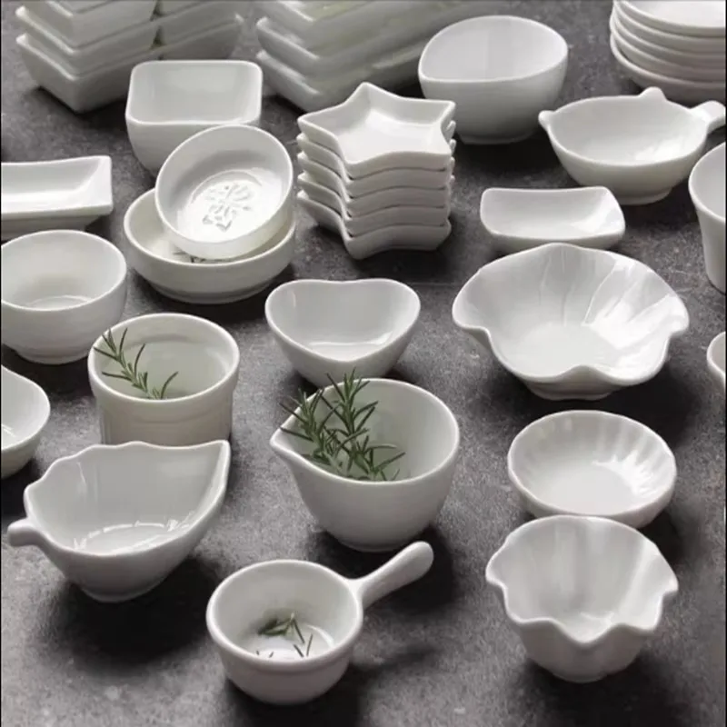 Spices Spicy Sauce Dish Cup Ceramic Plate Small Dish Butter Mustard Sushi Vinegar Sauce Kitchen Ceramic Accessories