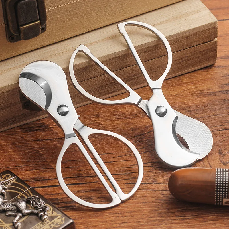 

Cigar Cutter Scissors Knife Stainless Steel Head Guillotine Portable Cigar Knife Cutter Smoking Cigars Cutting Tool Accessories