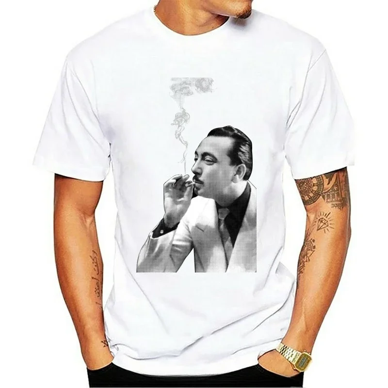 New Arrival fashion heavyweight Hot Sale vintage Summer streetwea Django Reinhardt Smoking Gypsy Jazz Swing Manouche T-Shirt2024