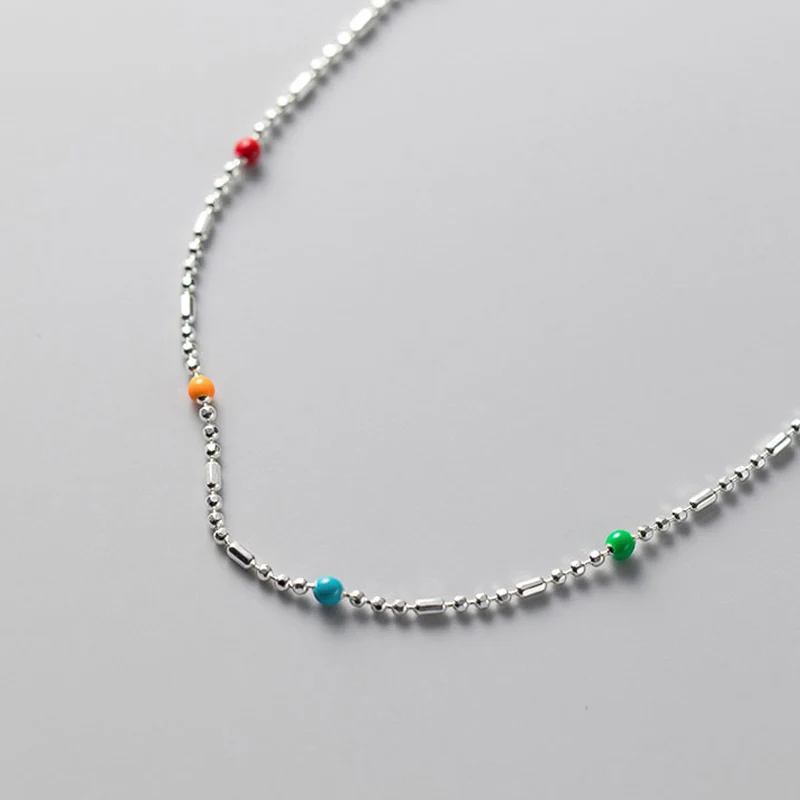 La Monada Ethnic Colorful Bead Bracelets For Women Silver 925 Sterling Jewelry Fine 925 Sterling Silver Women\'s Bracelet