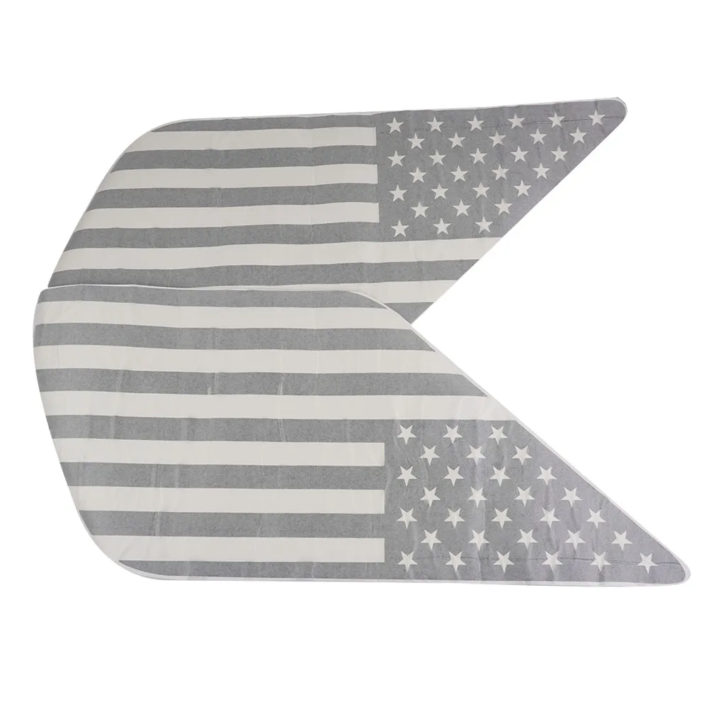 Flag Stickers Rear Decals Matte for Black Accessories for american Flag Car For Toyota for 4runner Precut 2Pcs/Set