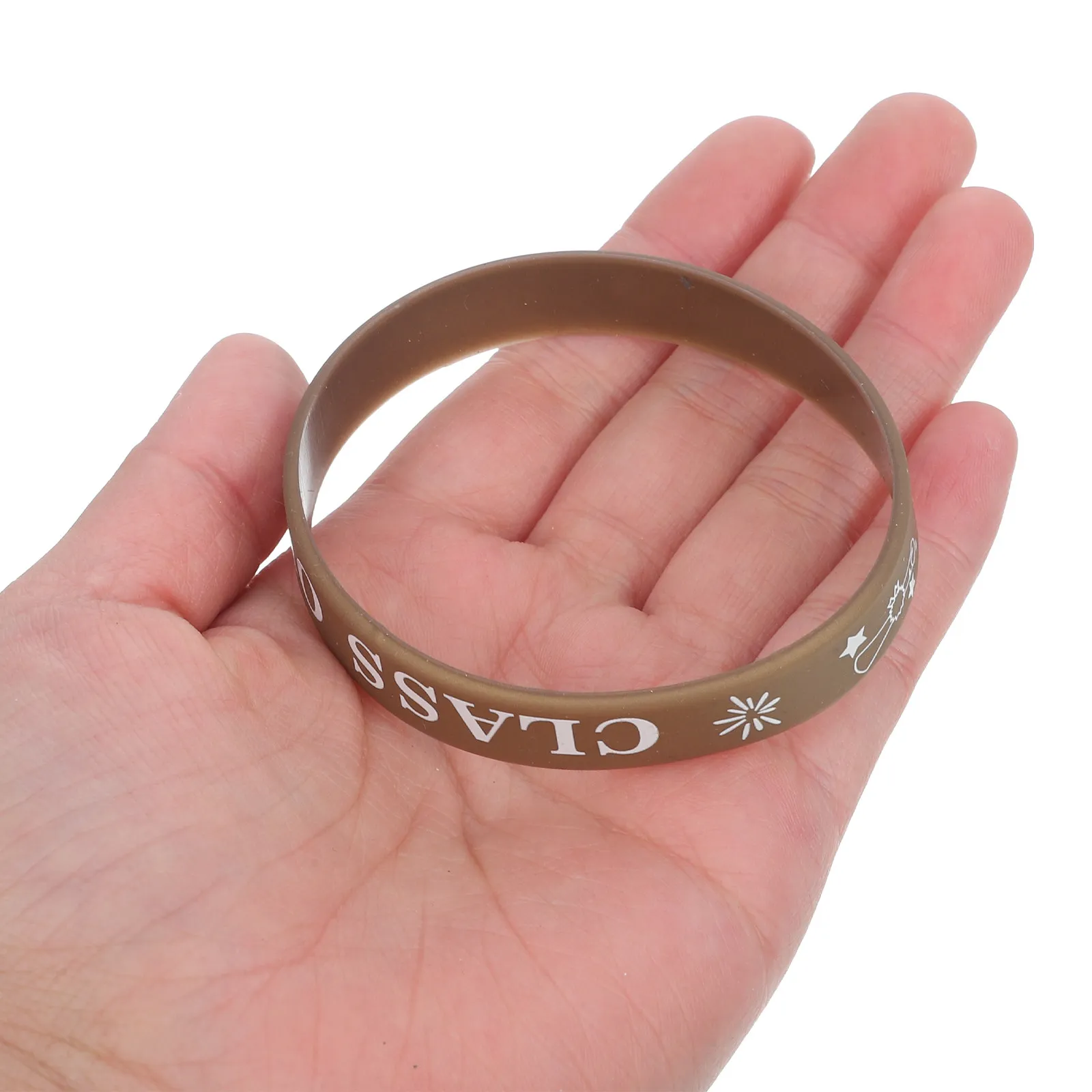 50 Pcs Congrats Graduation Bracelet Debossed Silicone Wristbands Straps End of School Year