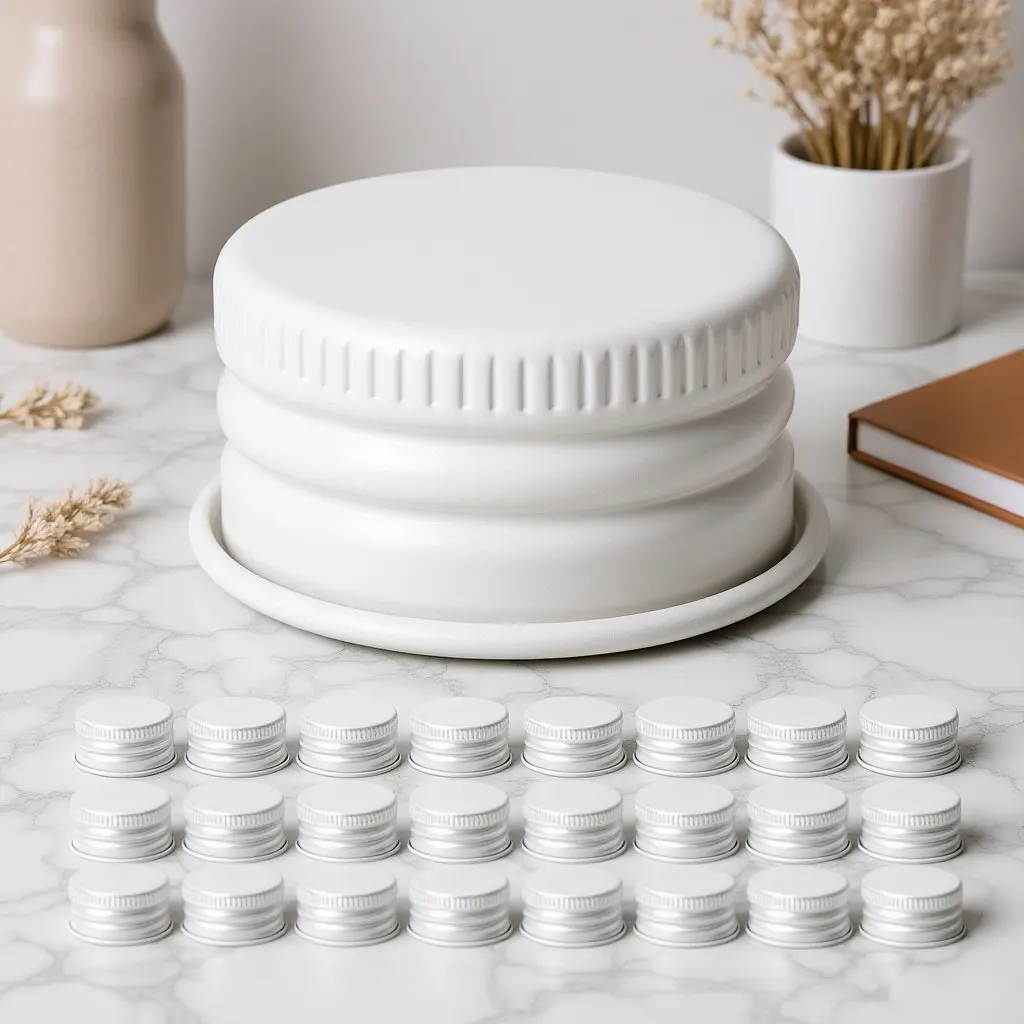 

100 шт. алюминиевых резьбовых колпачков 18x13 мм, прозрачные, герметичные, многоразовые крышки для мини-стеклянных бутылок, для молока, сока, сиропа