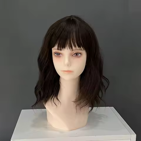 Head Wig Holder Window Display Head Anime Mannequin Head for Hair Styling Hat Eyeglasses Wig Making and Display