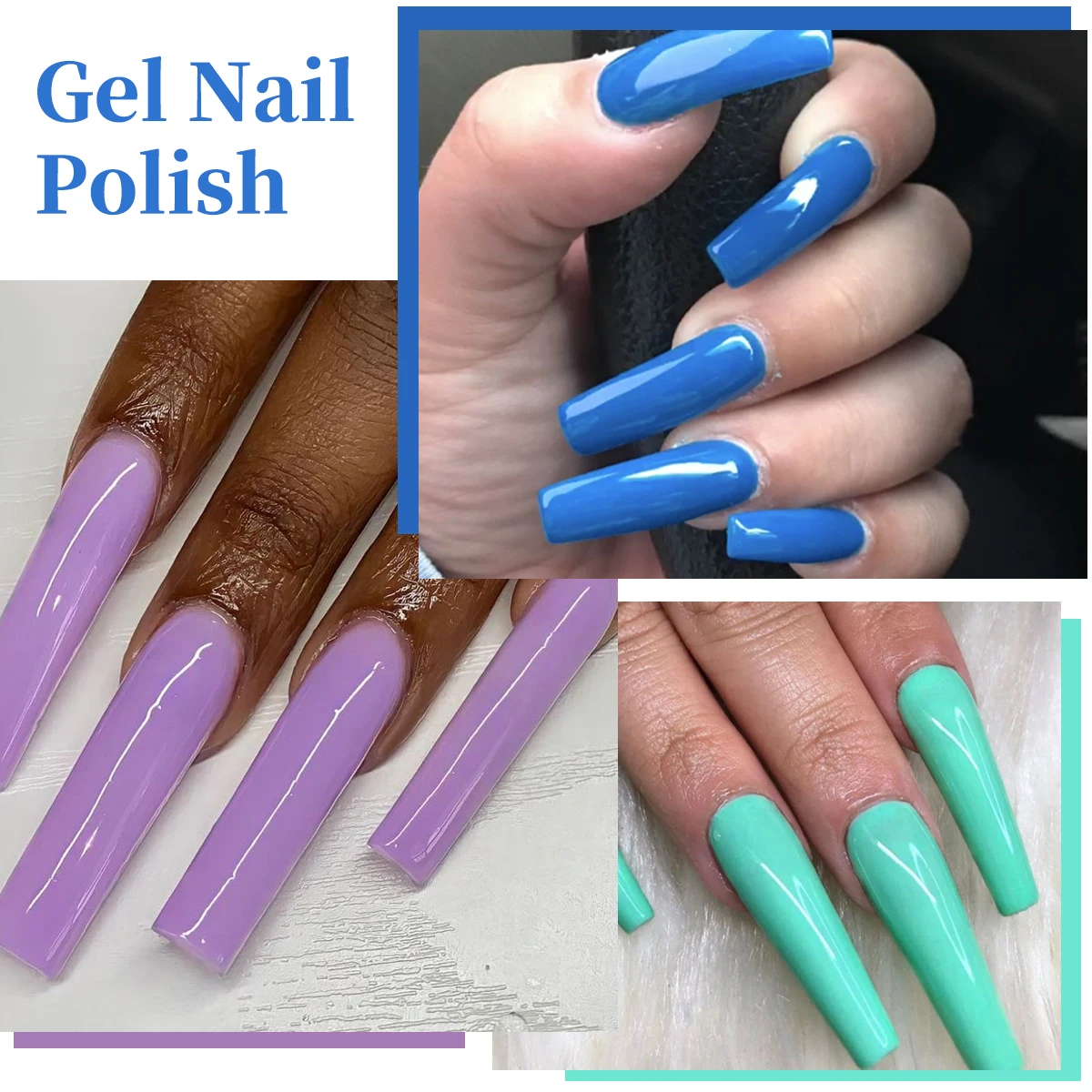 Heimat Frisch Set di smalti per unghie a 7 colori (solo donna), smalto staccabile, set di smalti per unghie a base d'acqua non gel regolari, adatto