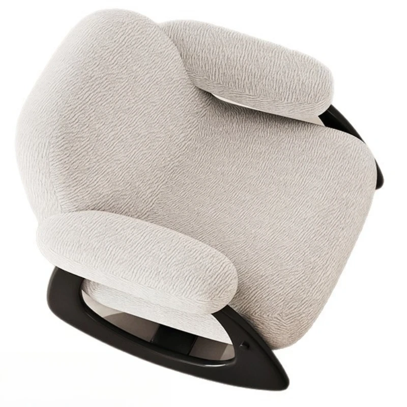 Wabi single sofa chair, solid wood simple, floor Internet celebrity leisure rocking chair
