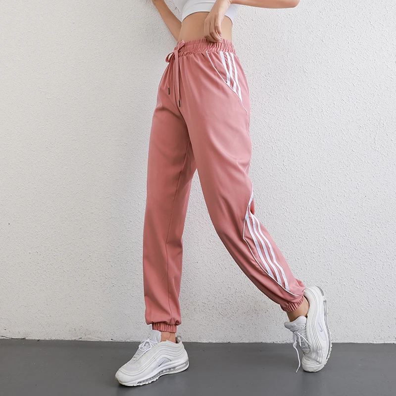 Pantalones de chándal holgados para mujer, ropa deportiva para correr, pantalones de entrenamiento Fitness, Pantalones rectos para mujer, chándal