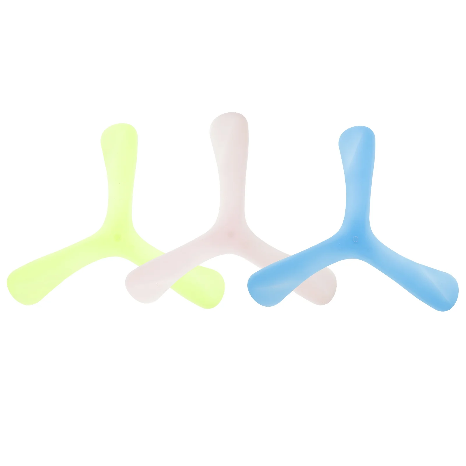 3Pcs Luminous Night Boomerang Outdoor Educational Flying Plaything Children Camping Outdoor Game Toy Gift Sports Plaything