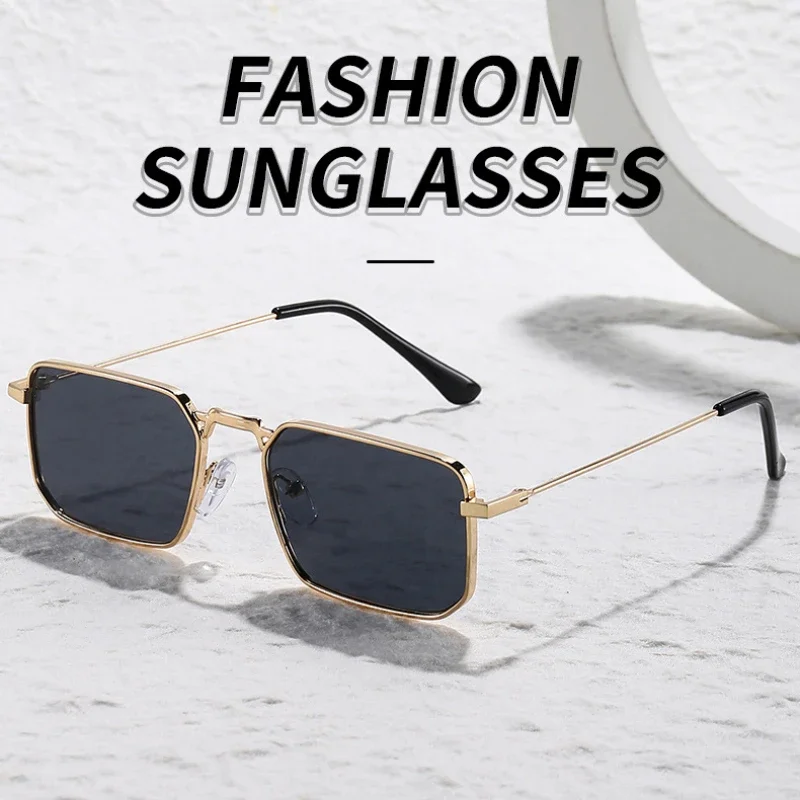 

Fashion Trend Metal Sunglass Wholesale Luxury Designer Sunglasses Square Frame Men Sunglasses Steam Punk Sun Glasses Women Gafas