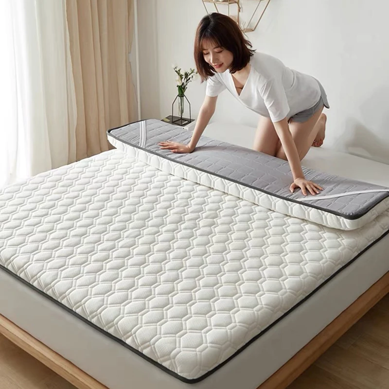 Mattress Upholstery Household Latex Bedding Mattress Quilt Cushion Double Futon Bottom Tatami Sponge Cushion Thin Mattress