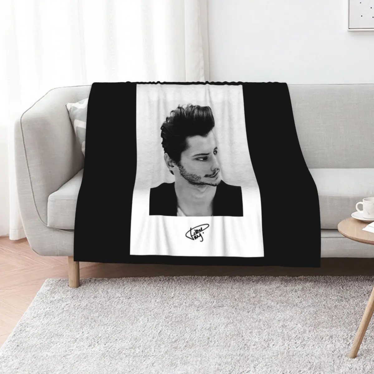 

Pierre Niney French Actor Portraits Throw Blanket Polar Sofa Loose Thermal Blankets