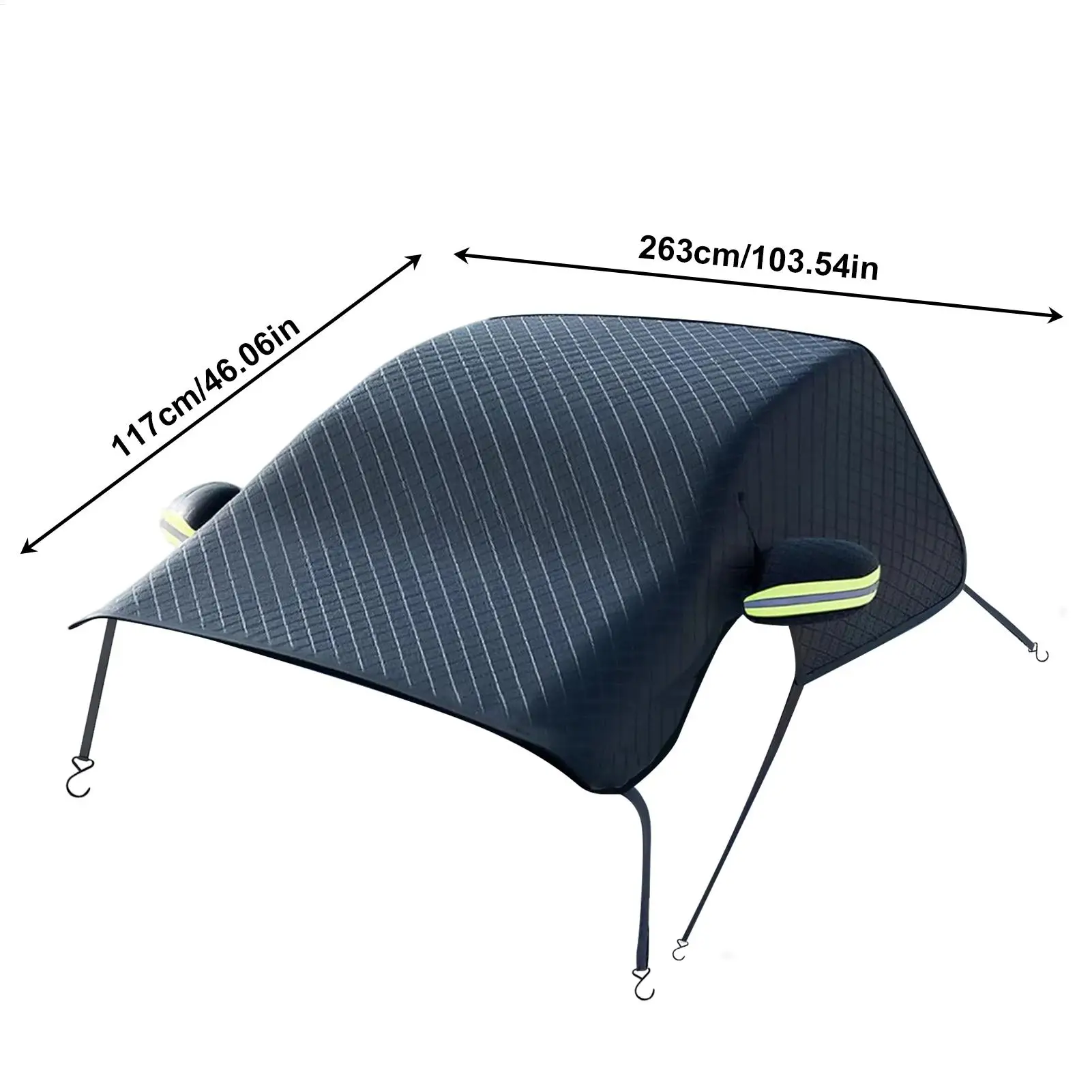 Schnee-Windschutzscheibenabdeckung Robuster Oxford-Stoff Wasserdichter Schutz Wetterfeste Auto-Schnee-Windschutzscheibenabdeckung für Fahrzeuge – Detail 15