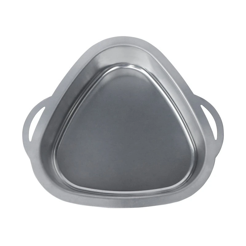 

Bullfrog basin, commercial, thickened triangular hot pot basin, can weld the same style of baffle taste, special smokeless