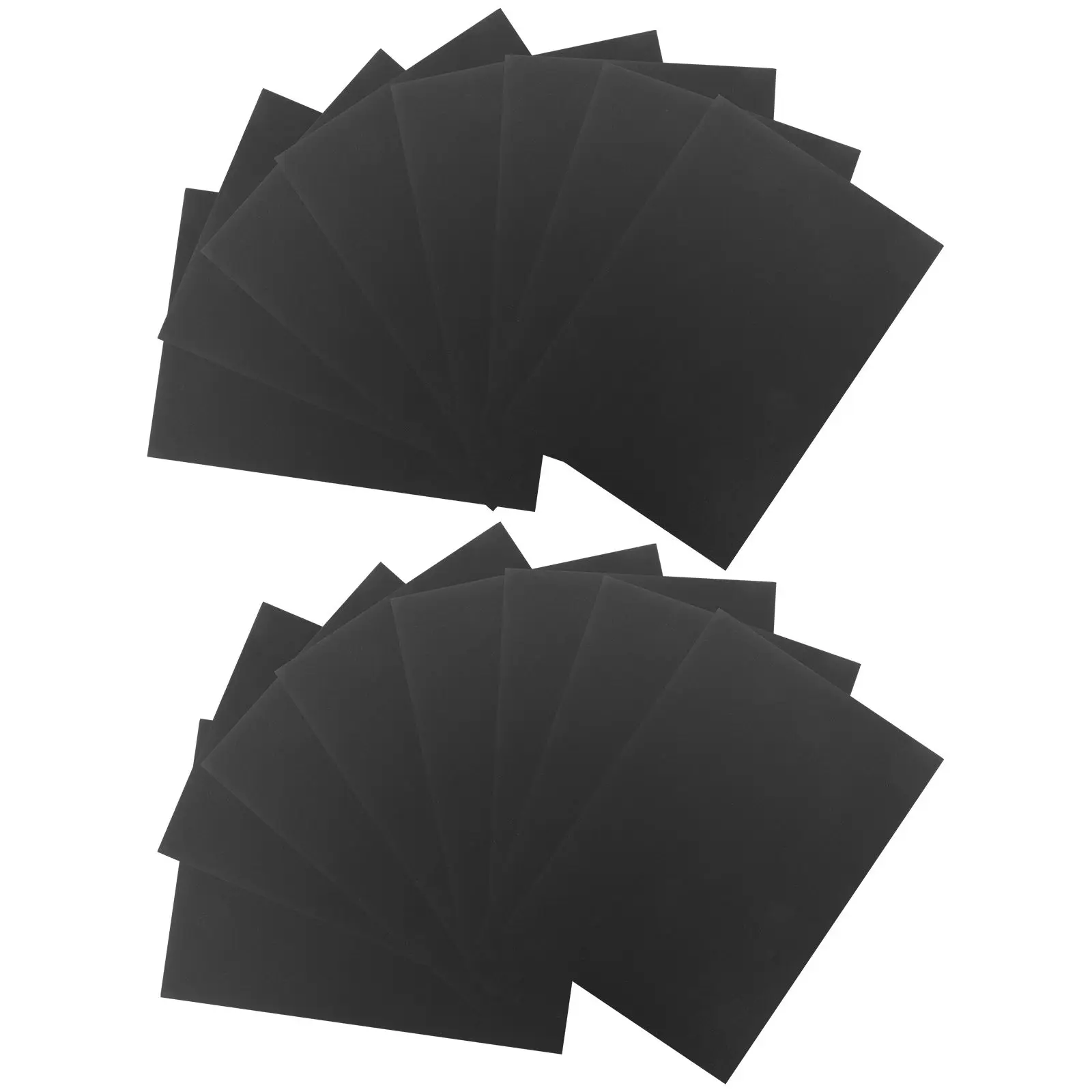 

50 Sheets Black Cardboard Color Paper for Crafts Thick Painting Drawing White Cardstock Scrapbook