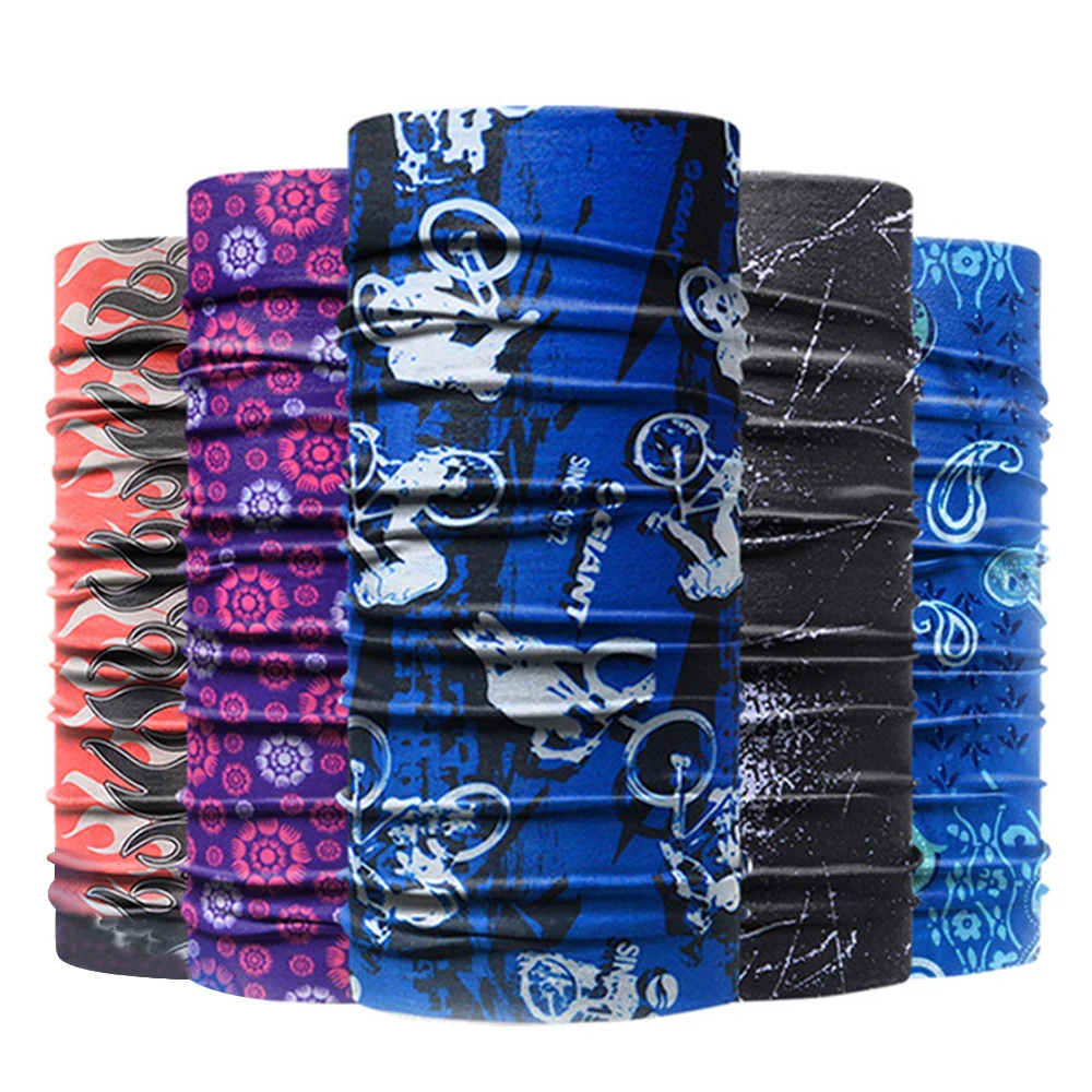 

Bandana Magic Neck Scarf Multi-style UV Protection Printing Cycling Scarfs Shield Mask UV Face Mask Outdoor Climbing Hiking