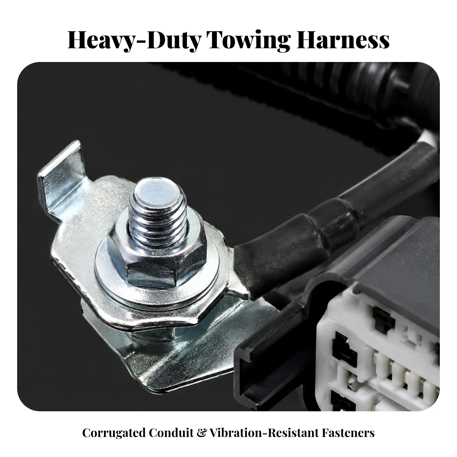 9L3Z-15A416-A Trailer Wiring Harness Corrosion-Resistant Trailer Wiring Harness with Towing Plugs Direct Replacement
