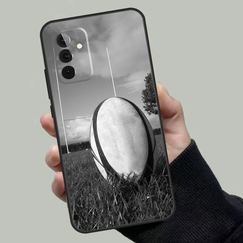 Rugby Ball Case For Samsung Galaxy A53 A33 A23 A13 A52 A32 A22 A12 A51 A71 A14 A24 A34 A54 A52S Coque