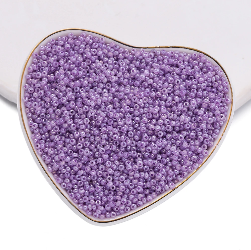 1000 stks 2mm Glas Rocailles Kleurrijke Spacer Losse Kralen voor DIY Ambachten Ketting Armband Oorbel Sieraden Maken Accessoires - afbeelding 1