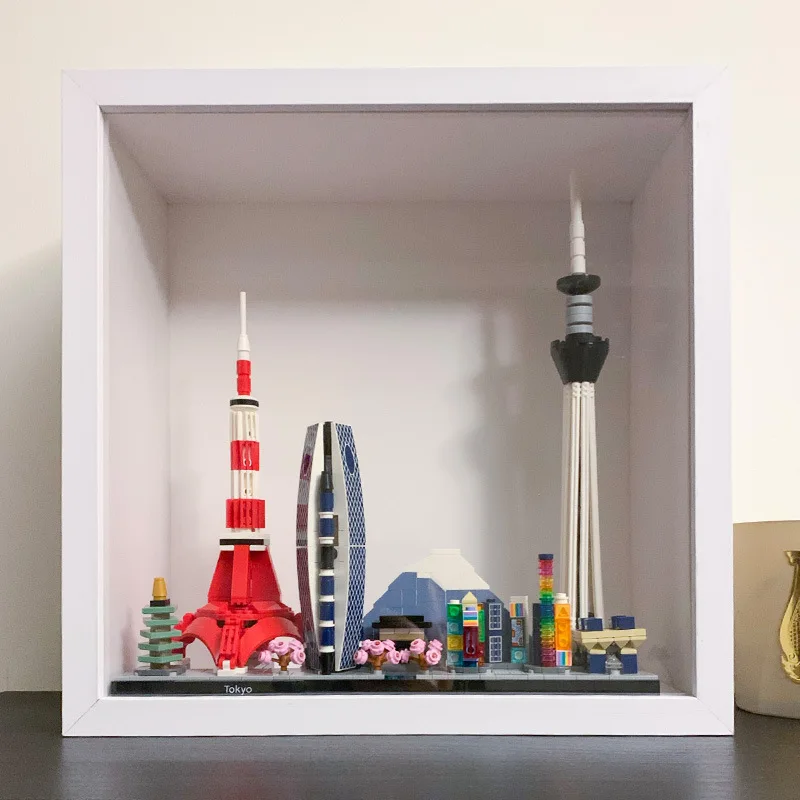 Travel Adventure Archive Box Ticket Shadow Box Photo Frame for Wall and Table Top Display Keep Memories Home Decor Storage sbox