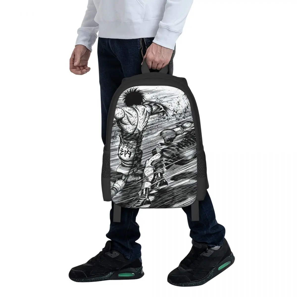 

The Boxer Student Backpack School Bag Hiking Travel Daypack for Boys Girls Fashion Bookbag Shoulder Bags