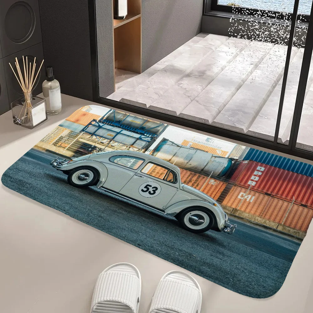 Door Mat H-herbie Carpets Living Room Decoration Home Cheap Things Washable Non-slip Kitchen Rug Choice Doormat Entrance Door