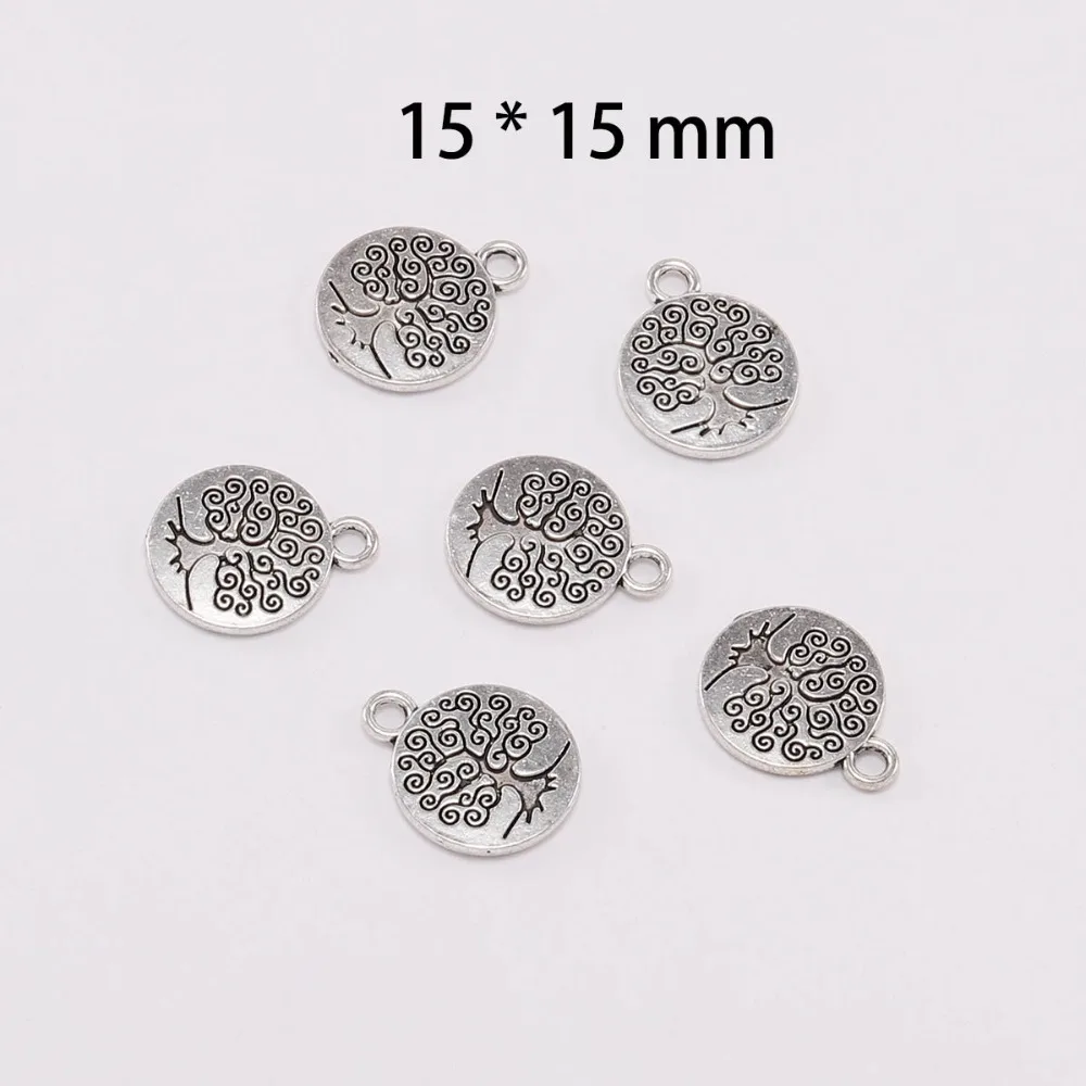 10Pcs/lot ZincAlloy Tibetan Plated Yoga OM Buddha Lotus Charm Style Pendants For DIY Bracelet Jewelry Making Finding Accessories