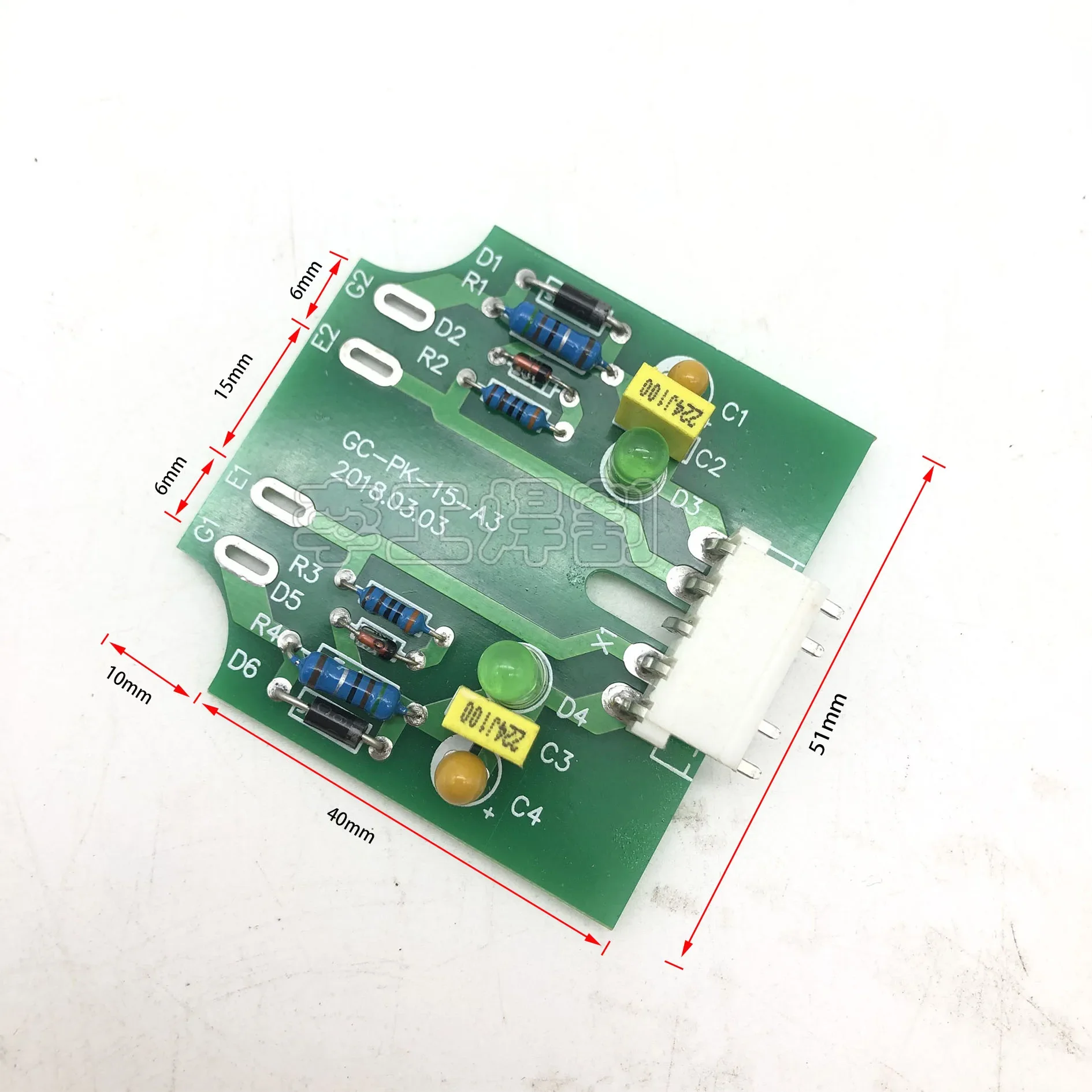 Acessórios para máquina de solda inversora, 2 peças, placa de driver igbt, placa de gatilho nbc/lgk, módulo igbt, placa de driver