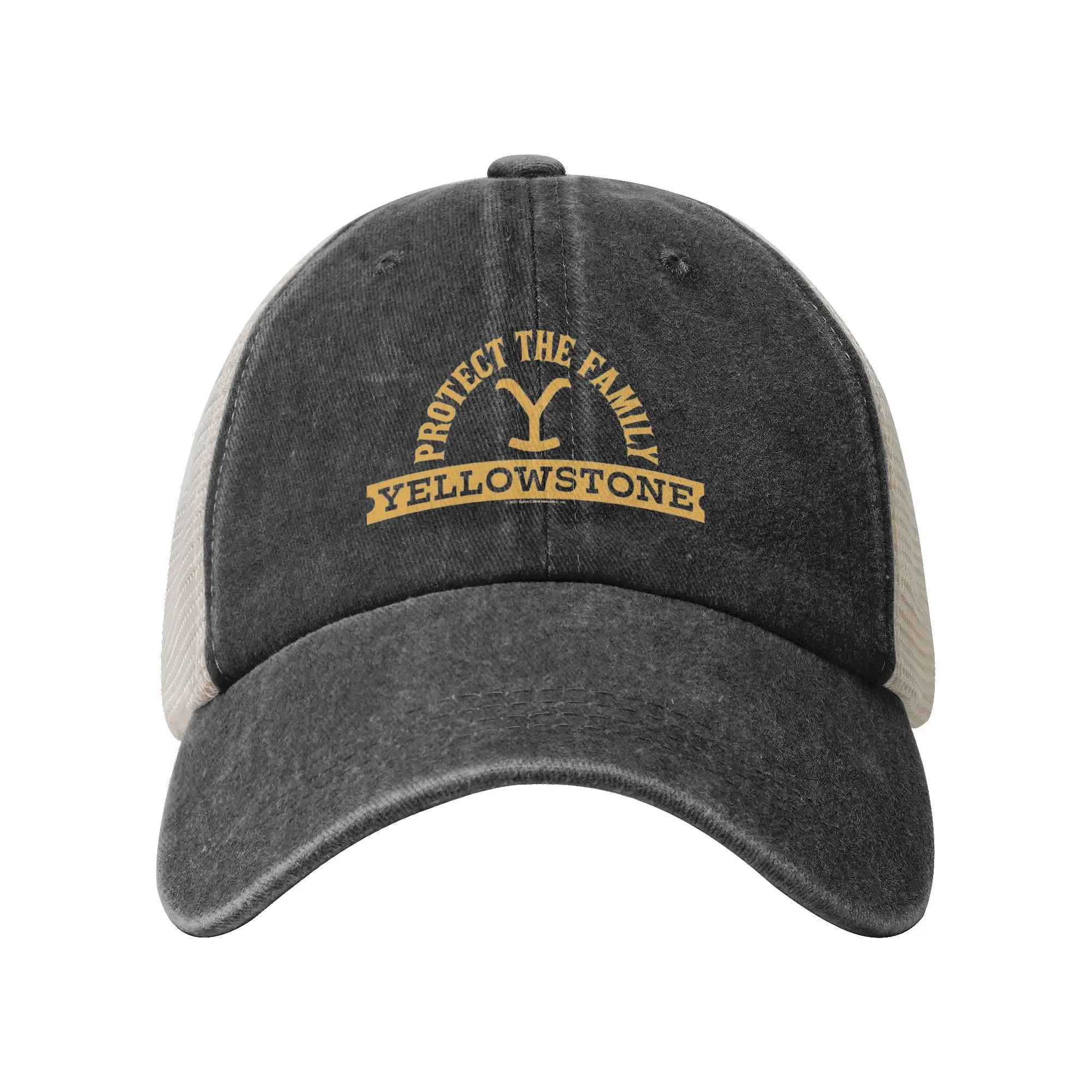 Yellowstone Dutton Farm Vintage Vintage Vintage Baseball Cap, Lightweight Dad Hat, Western Cowboy Silhouette And Sunset Pattern