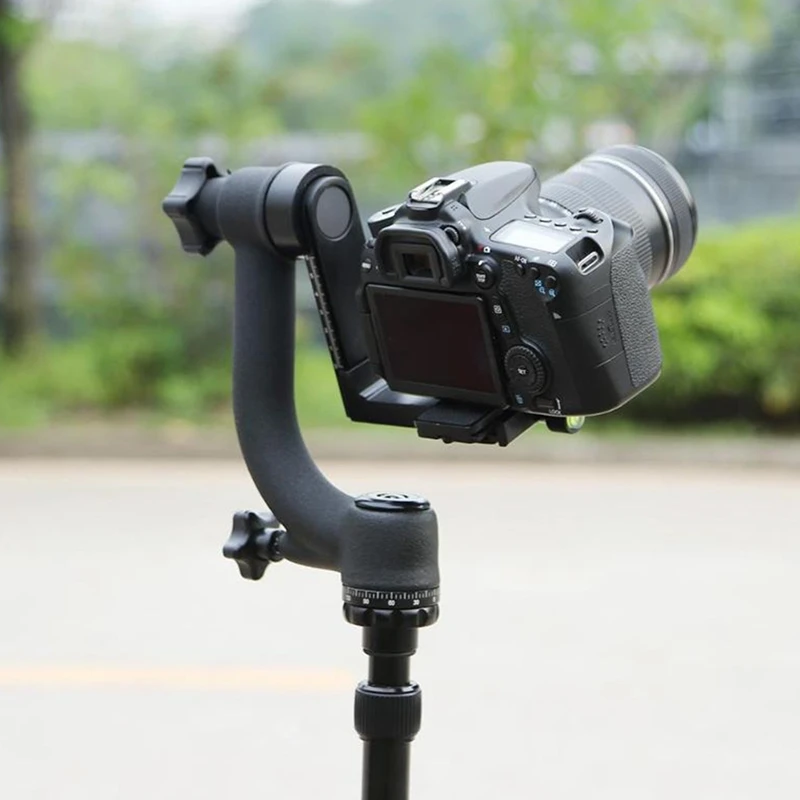 360 Degree Panoramic Gimbal Tripod Ball Head 1/4 Inch Screw With Quick Release Plate Accessories For DSLR Camera Telephoto Lens