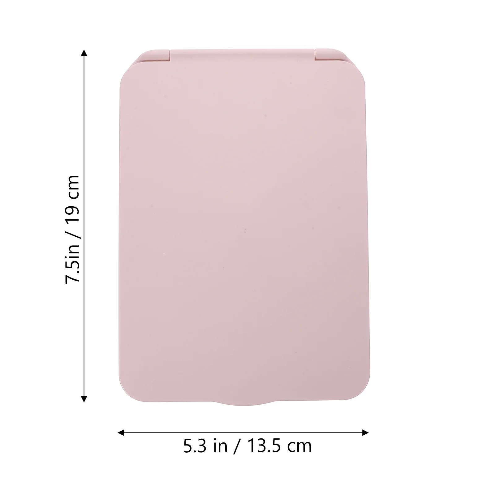 กระจกแต่งหน้าแบบตั้งโต๊ะ LED 1 ชิ้น ปรับความสว่างได้ พกพาสะดวก พับเก็บได้ สำหรับผู้หญิง กระจกแต่งหน้าขนาดใหญ่สำหรับการเดินทาง