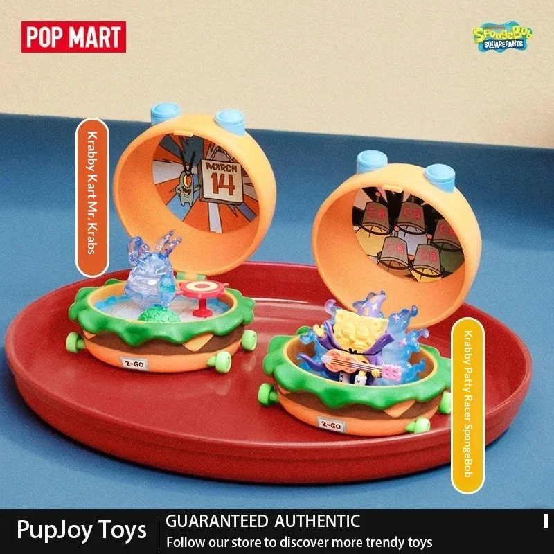 Genuine Pop Mart Spongebob Krabby Patty Delicious Series Blind Box Figures Collectible Toys Gifts Anime Figures Mysterious Box view 5