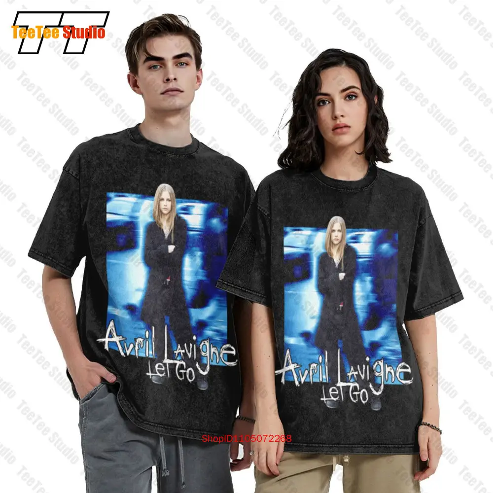 Avril Lavigne Let Go Album Cover Vintage Oversized T-Shirt All Size S To 5Xl Ll531 CX0W