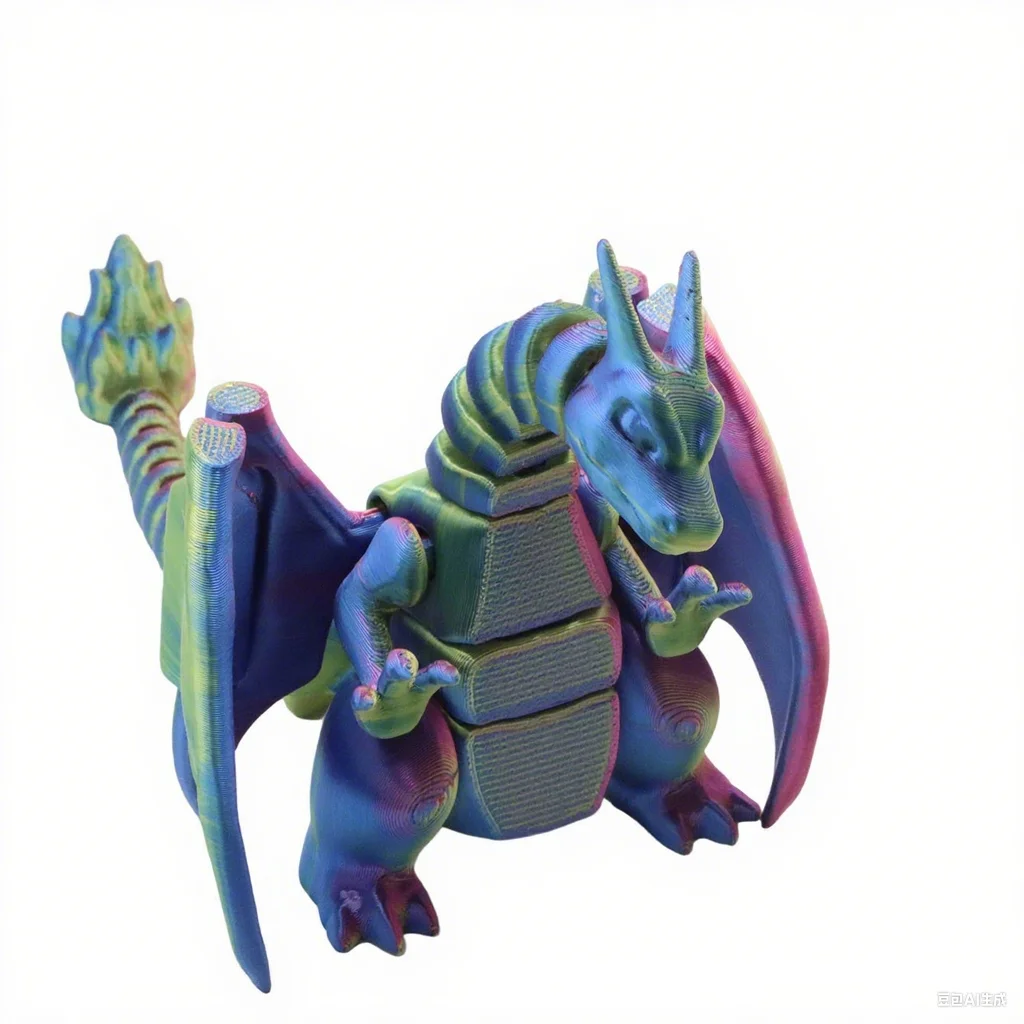 

3D Printed Flexible Articulated Pokémon Charizard Figure - 25cm Movable Joints Collectible Toy