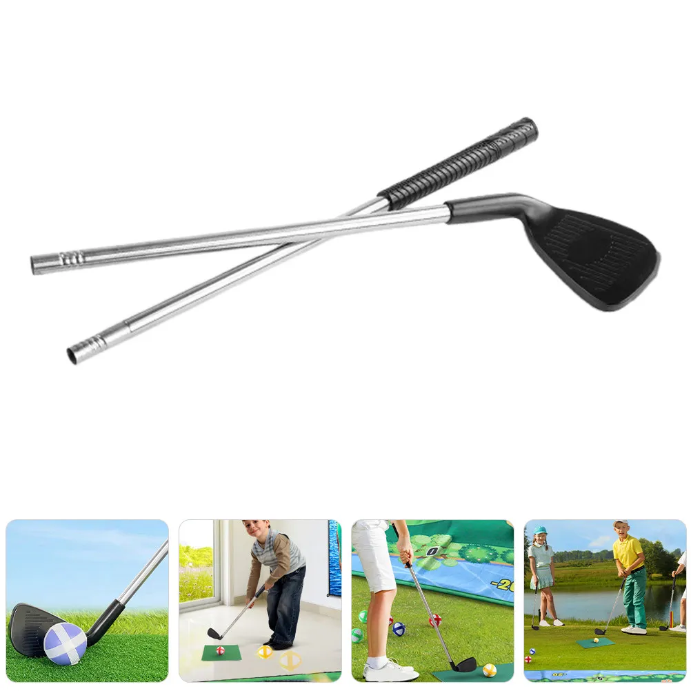 Childrens Golf Putter Wear-Resistant Metal Club for Outdoor Sports Activity Practice Tool Portable Golfing Training Equipment
