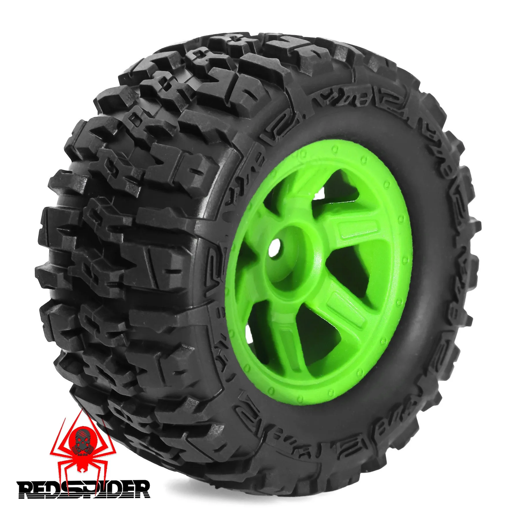 4 Uds. De neumáticos de camión monstruo RC de 90mm, ruedas hexagonales de 12mm para Traxxas e-revo MJX 16207 16208 1/16 HBX, piezas de mejora, Buggy todoterreno