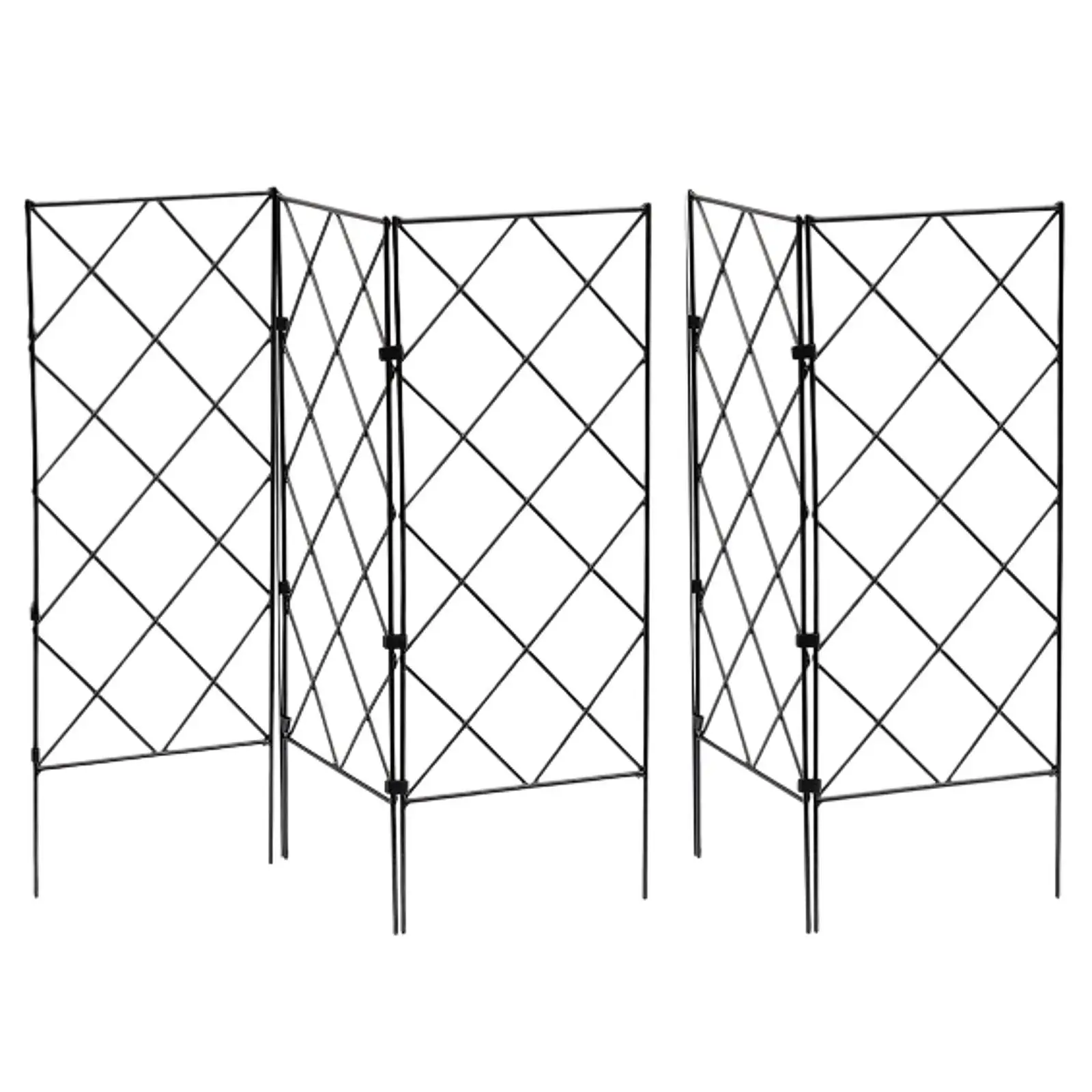 Klimplanten Tuinlatwerk Draagbaar Heavy Duty Handig Plant Bloemlatwerk voor Buiten Binnen Patio Achtertuin Veranda Gazon