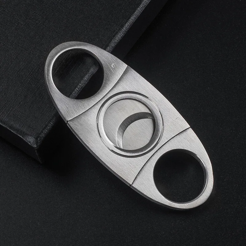 Stainless Steel Cigar Cutter Metal Classic Cutter Guillotine Cigar Scissors Gift Puncher Cutting Knife Cigar Accessory